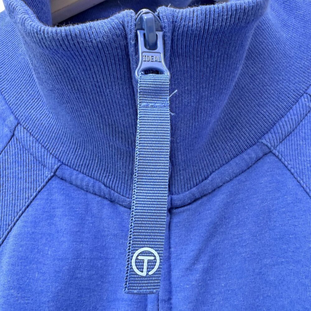 Talbots French Terry Jacket Womens Plus Size 2X Blue Full Zip Sweatshirt - Picture 7 of 11